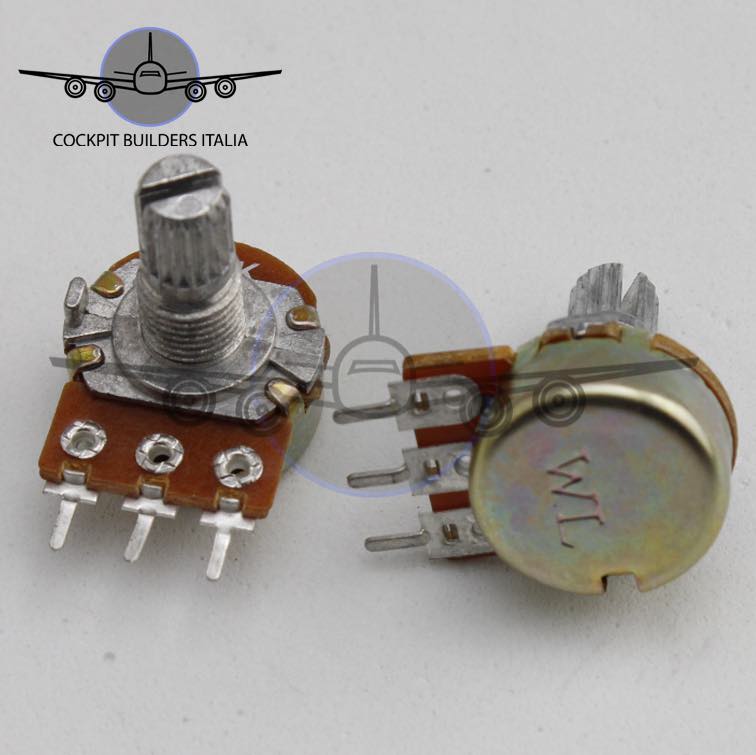 POTENZIOMETRO 10K - COCKPIT BUILDER ITALIA