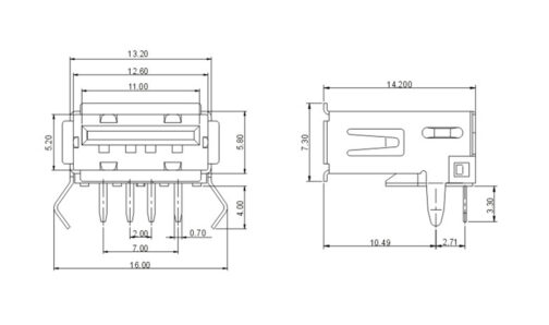 CONNETTORE USB TYPE-A FEMMINA - immagine 5