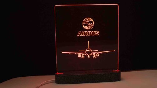 LAMPADA AIRBUS DA TAVOLO IN PLEXIGLASS
