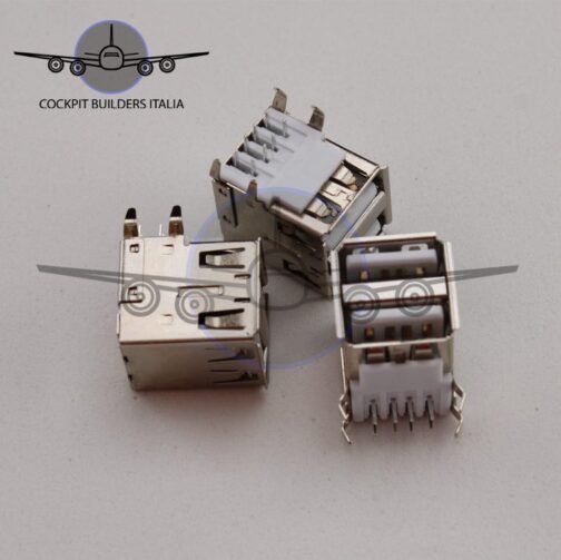 CONNETTORE USB DOPPIO